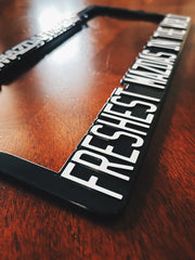 MAZDA FITMENT V3 - LICENSE PLATE FRAME