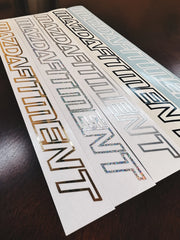 MAZDA FITMENT OUTLINE STICKER - 8"