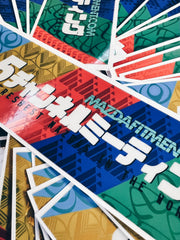 MAZDA FITMENT 5 CHANNEL STICKER