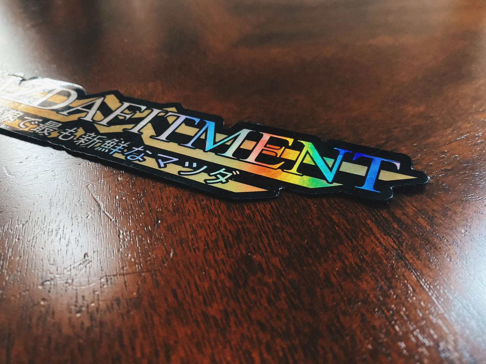 MAZDA FITMENT WING STICKER - SPECIAL HOLOGRAPHIC VER. MAZDA FITMENT WING STICKER - SPECIAL HOLOGRAPHIC VER.