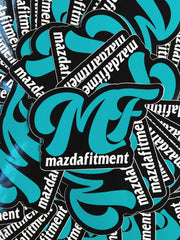 MAZDA FITMENT ELEGANT INITIALS STICKER
