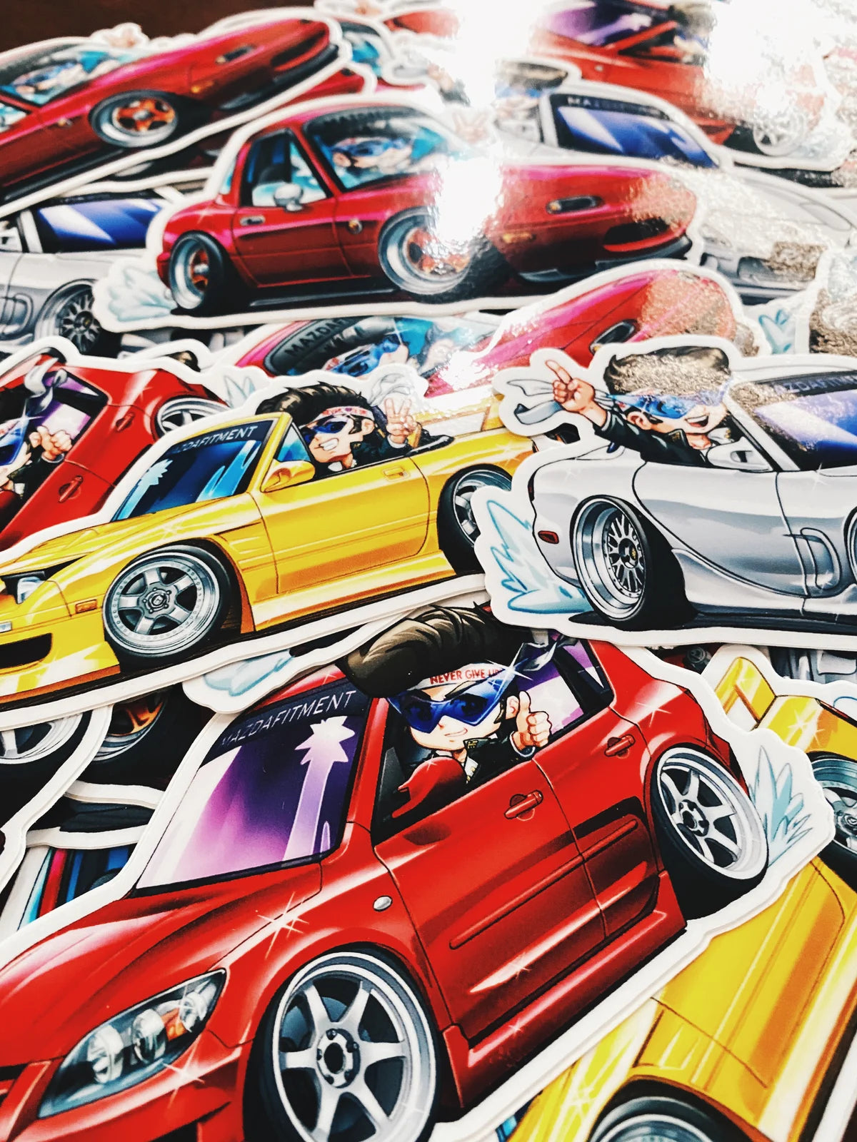 MAZDA FITMENT CARICATURE - STICKER PACK MAZDA FITMENT CARICATURE - STICKER PACK