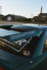 MAZDA FITMENT OUTLINE STICKER - 8"