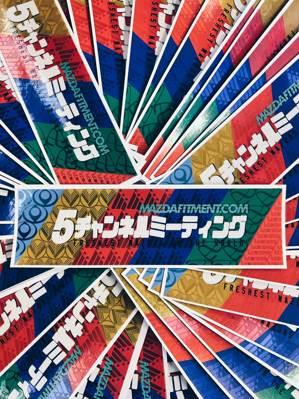 Sticker Fitment MAZDA FITMENT 5 CHANNEL STICKER – Mazda Fitment Shop